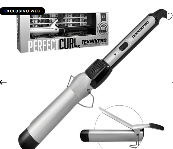 Buclera Perfect Curl 32 mm  cable giratorio 360°/ calienta rapido Teknikpro